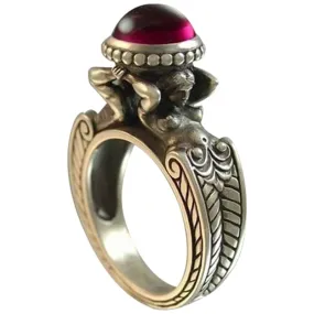 Bague vintage sirènes • Vintage Univers