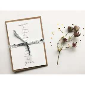 carte mots doux-papillonnage