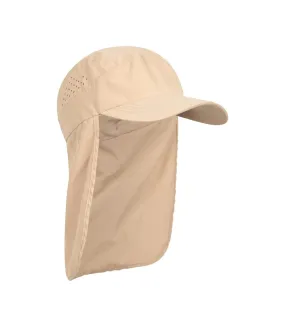 Casquette avec protège-nuque femme beige Mountain Warehouse