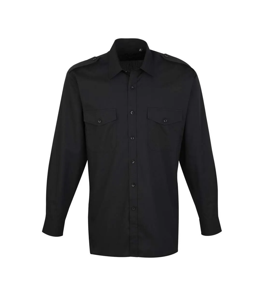 Chemise pilote homme noir Premier