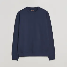 Cotton Collage Crew Neck Navy