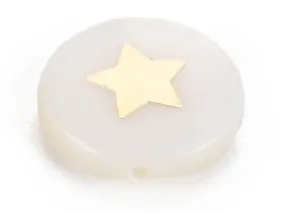 Créez de jolis bijoux avec cette perle étoile en coquillage naturel !