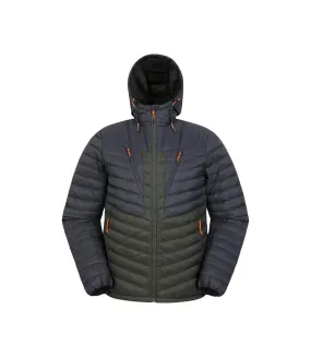 Doudoune billings extreme homme gris / vert kaki Mountain Warehouse