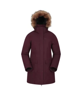 Doudoune matelassée tarka femme bordeaux Mountain Warehouse