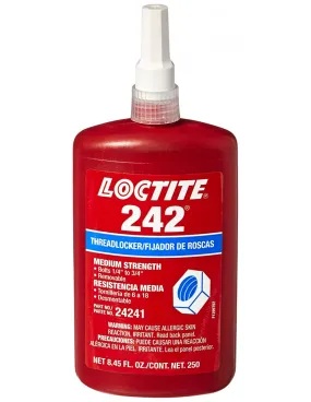 Frein filet moyen 242 flacon 50 ml| 142504 - Loctite
