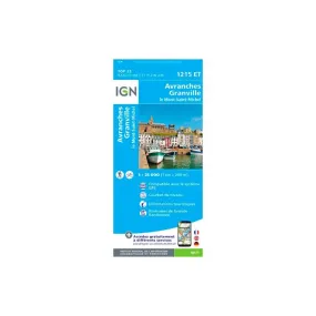 IGN Avranches / Granville / Le Mont-St-Michel - Carte topographique | Hardloop