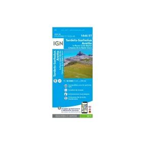 IGN Tardets - Sorholus - Carte topographique | Hardloop