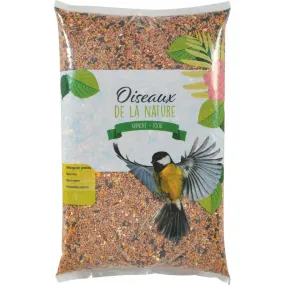 Mélange de graines pour oiseaux de jardin sac 2 kg.