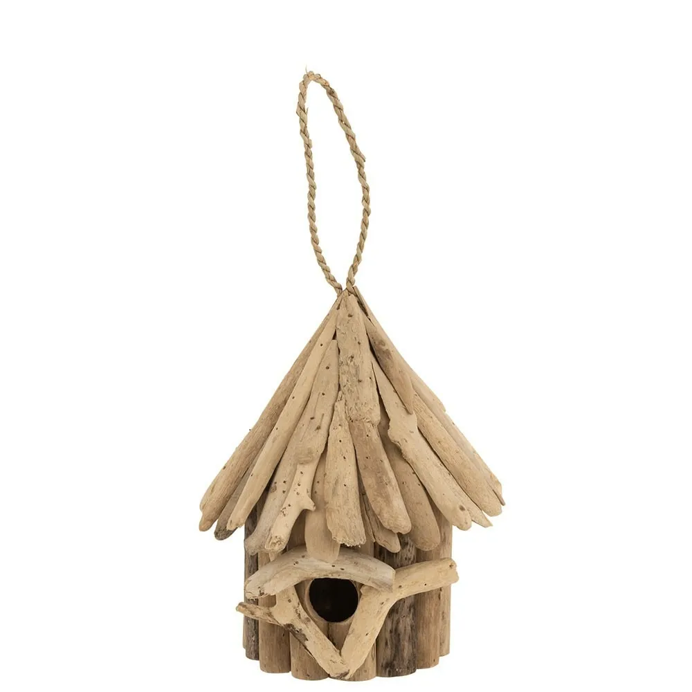 Nichoir bois flotte naturel s