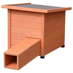 @pet maison hérisson xl 53x65x52cm bois marron