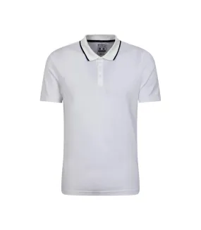 Polo tournament homme blanc Mountain Warehouse