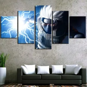 Tableau Naruto Kakashi Mille Oiseaux