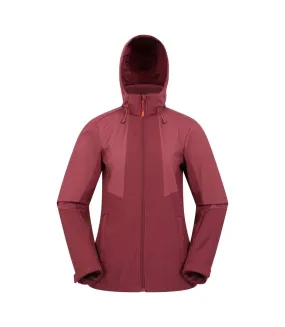 Veste softshell hathor femme bordeaux Mountain Warehouse